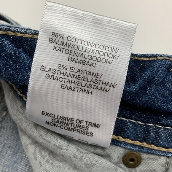 Silver Jeans Suki Skinny Crop Size 27 Stretch Distressed Raw hem Built Free - Picture 9 of 15